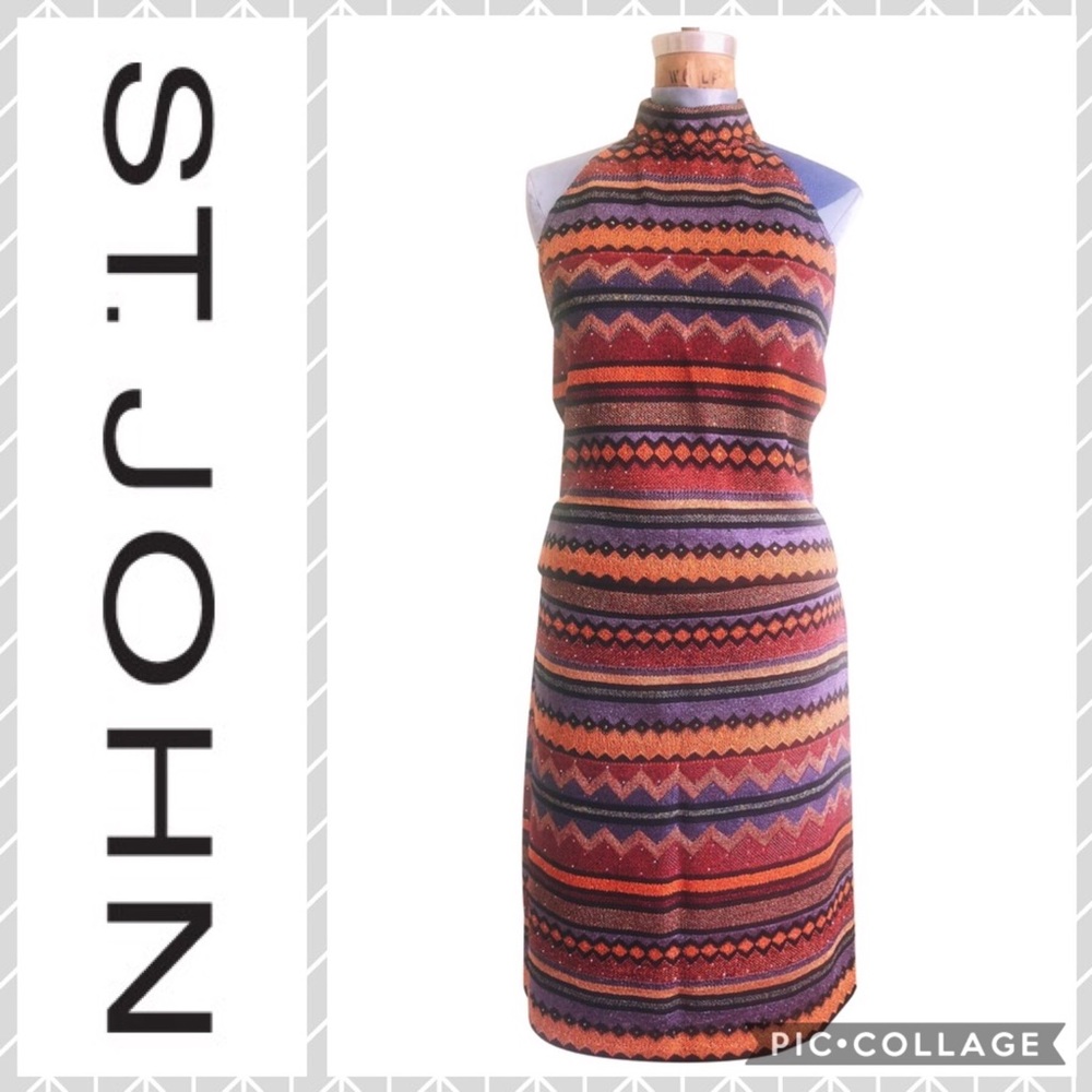 St. John Tribal Midi Skirt